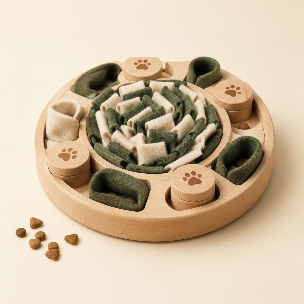 Snuffle puzzle feeder